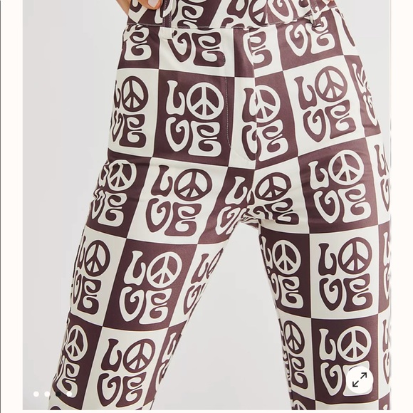 Stretchy Flare “Love” trousers - Picture 5 of 8